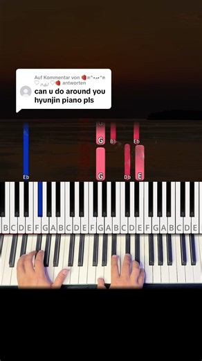 Around You - HyunJin | Chorus Piano Chords • Easy Tutorial #pianotutorial #aroundyouloona #loona