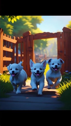 All Dogs Run – Kids Friendly 3D Cartoon Dog Story | #mystictoonsworld