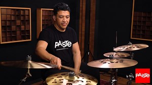 Paiste artist Euro Zambrano demonstrates how to create a great setup for many different applications using our PST X Cajon Cymbals and a few PST X additions. Euro's Paiste Cymbal Choice: 12" PST X Cajon Hats 14" PST X Swiss Flanger Crash 16" PST X Cajon 14" PST X Flanger Stack 18" Masters Extra Thin Check PST X Cajon Cymbals: https://www.paiste.com/en/products/series/pst-x | Paiste Cymbals