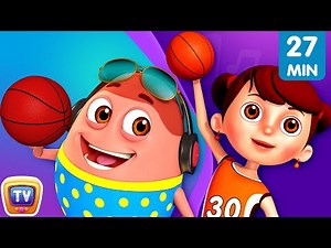 Learn Colors with Basketball + More ChuChu TV Funzone Games For Kids