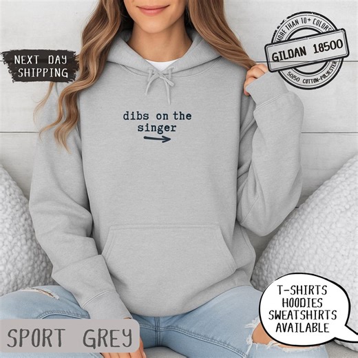 Dibs On The Singer Hoodie, Rock Metal Jazz Trap Rap Band Sweatshirt for Girlfriend Wife - Etsy.de