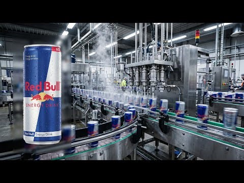 How Red Bull Gets Made – Full Factory Process Explained