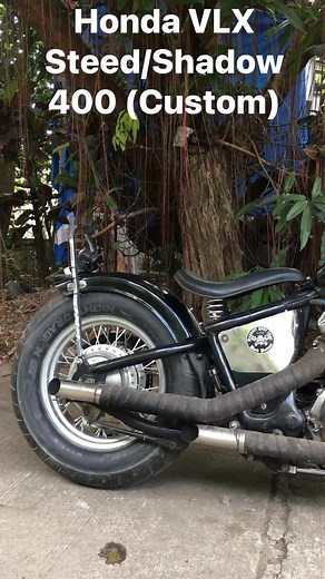 8.4K views · 102 reactions | Honda VLX Steed/Shadow 400 (Custom) #Steed #Shadow #Honda #VLX #chopper #Bobber #thecluelessbiker | The Clueless Biker | Facebook