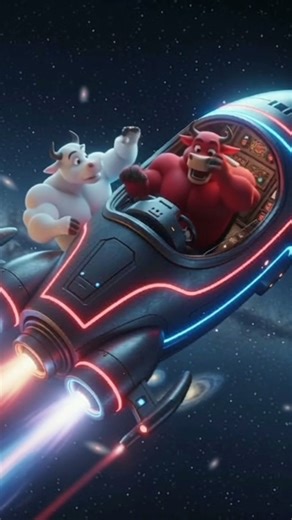 “White Bull & Red Bull Trapped in Alien World 🌌 | Epic Sci-Fi Battle | 3D Animation Short”