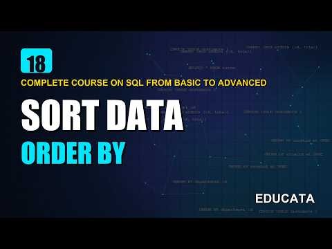18. SQL from Scratch - Mastering ORDER BY for Sorting Data (ASC, DESC, NULLS)