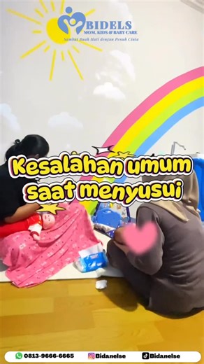 Bidels Mom & Baby Spa on Instagram: "Teknik menyusui yang benar bukan hanya tentang memberi ASI, tapi juga tentang membangun ikatan kasih sayang yang kuat dengan si kecil. Tapi, tahu kah Mams bahwa teknik yang salah bisa menyebabkan puting sakit, produksi ASI terhambat, dan bayi tidak mendapatkan nutrisi yang optimal? Jangan biarkan kesalahan kecil menghalangi perjalanan mengASIhi Mams! 🌸 Bidels Mom and Baby Spa siap membantu Mams menguasai teknik menyusui yang tepat dan efektif. Dari posisi ya