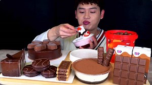 Decadent Chocolate Dessert Party MukBang with Choco Cake and Maltesers