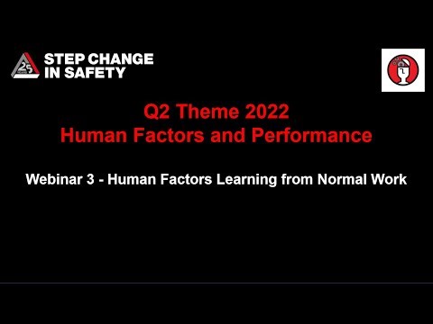 Webinar 3 Introduction to Learning from Normal Work