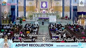 1.5K views · 141 reactions | the season of advent, let us rediscover God's faithfulness and the meaning of Christmas in these times through our Advent Recollection. Let's spend our break to recollect our scattered selves with Rev. Fr. Cresenciano Ubod on December 3, 2022 Archdiocesan Shrine of Our Lady of Guadalupe de Cebu. https://mactanradio.com/ | Lapu-Lapu City TV News #1 | Facebook