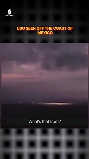 Mysterious UFO seen Off The Coast Of Mexico! #shorts #alien #mexico