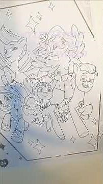 my little pony mane 6 coloring book MLP coloring pages for kids