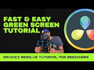 QUICK & EASY Green Screen Tutorial on DaVinci Resolve 17