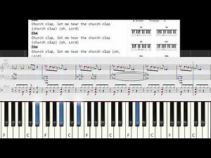 Church Clap - With Sheet Music and Piano