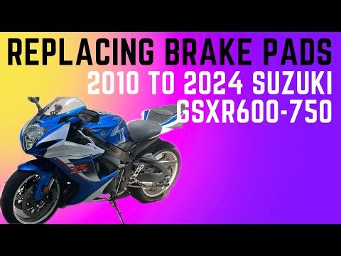 2010-2024 gsxr600-750 brake pads install how to