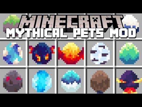 Minecraft MYTHICAL PETS MOD / NEW CUSTOM PET MOD! (Minecraft Mod)