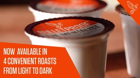 Bulletproof The Mentalist Medium-Dark Roast Single-Serve Pods, 24 Count, 100% Arabica Coffee Sourced from Central and South America, Packaging May Vary