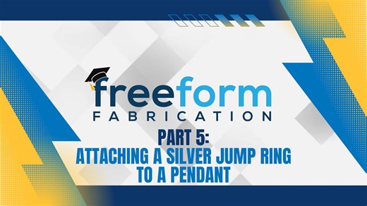 Part 5 -  Attaching silver jump ring to pendant