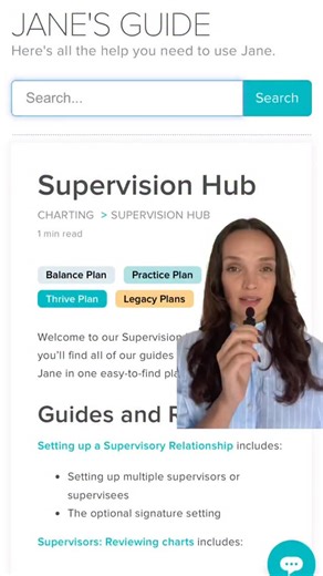 jane.app on Instagram: "Teamwork just got a boost 🤝 You can now assign more than one supervisor to a staff member in Jane. This update gives you more flexibility to manage chart reviews… without the bottlenecks. Ready to learn more? ⤵️ Comment ‘SUPERVISOR’ for a link to our handy Supervision Hub on the Jane Guide. #JaneApp #JaneRunsClinics #JaneCommunity #PracticeManagement #ClinicSoftware #EMR #AlliedHealth #AlliedHealthcare #AlliedHealthProfessionals #ClinicLife #ClinicOwner"