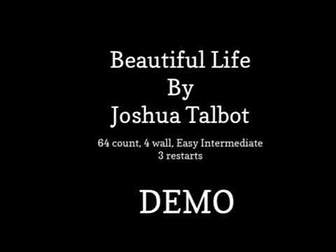 Beautiful Life Line Dance Demo by Joshua Talbot