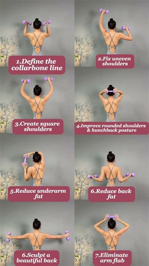Slim & Pretty Back for Girls: Simple At-Home Routine! #abs #exercise #sports