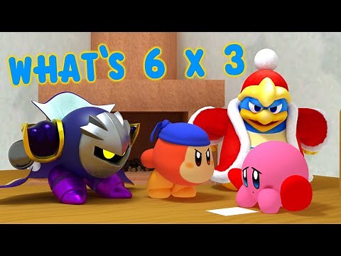 WHAT'S 6 x 3?! (Kirby 3D Animation)