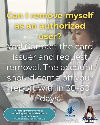 The Authorized User Removal