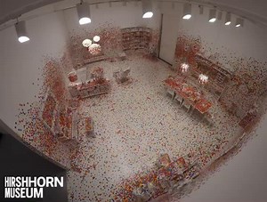 750,000 dots later…Enjoy this time-lapse of visitors adding dots in Yayoi Kusama’s “The Obliteration Room” 🔴⚪️🔵 #InfiniteKusama ✨ | Hirshhorn Museum and Sculpture Garden