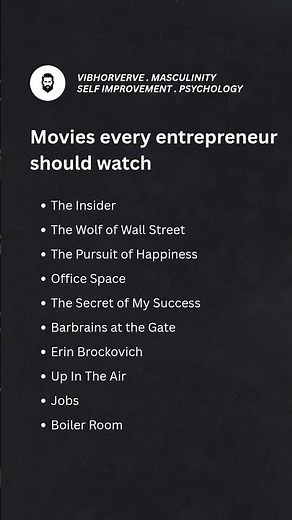 Top 10 Business Movies every entrepreneur should watch before starting their own business #movie