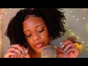 ASMR ✨Mouth Sounds, Nail Tapping & Mic Scratching 💛🌼 (THE BEST TINGLES)