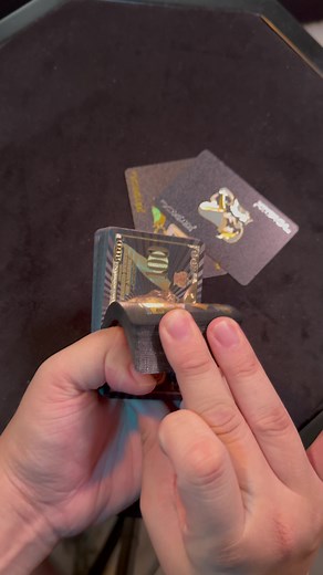 Unboxing Best playing cards Premium Gold poker Waterproof Plastic Foil Luxury Poker Card Playing Cards Game Card Colourful 扑克牌 Rose gold poker #poker #tiktokshop