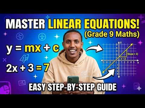 Mastering Linear Equations: Grade 9 Math Tutorial