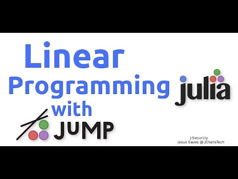Linear Programming in Julia using JuMP