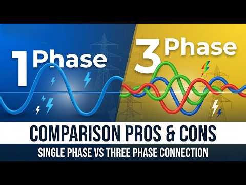 Single Phase vs Three Phase Connection: Comparison, Pros & Cons