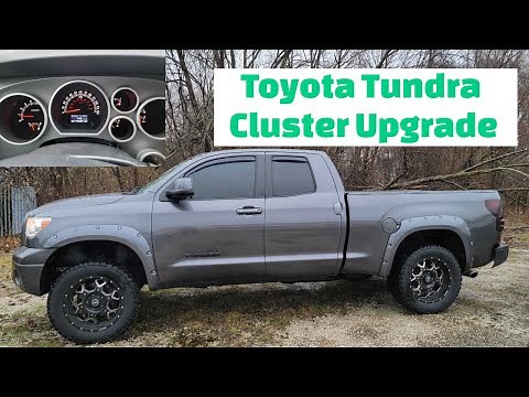 Most Popular Toyota Tundra cluster upgrade how to tips, step by step guide remove install mileage