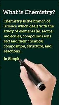 What is Chemistry | What is the definition of Chemistry | #definition #whatischemistry