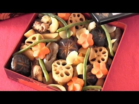 Easy Nishime (Simmered Japanese Vegetables) Osechi-Ryōri 簡単煮しめの作り方 おせち料理 レシピ