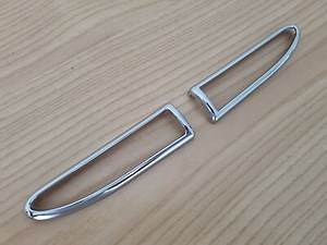 UK SELLER For JAGUAR X TYPE 2 X CHROME Side Marker Indicator Lamp Surround Trims | eBay UK