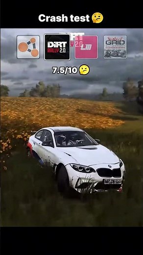 Rating TOP 4 PC Racing games #gaming #shorts