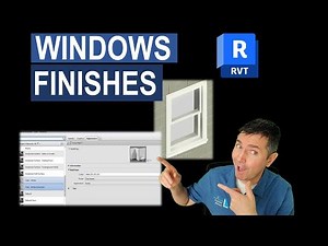 Modifying Window Families and Finishes in Revit