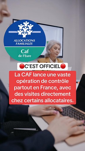 875K views · 12K reactions | La CAF lance une vaste opération de contrôle partout en France, avec des visites directement chez certains allocataires. #actualité #officiel #caf #visite #controle | Minutes Infos | Facebook