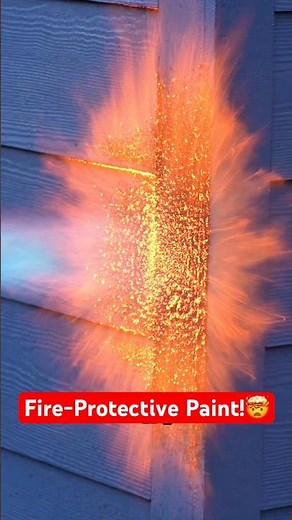 This Paint Stops Fire Instantly