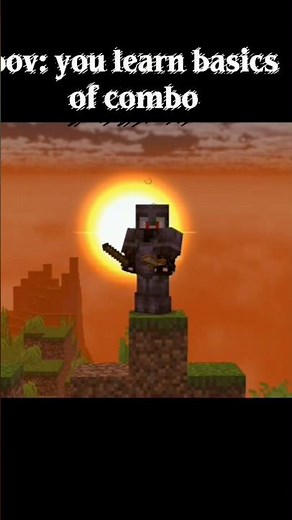pov: you lern basics of combo #minecraft