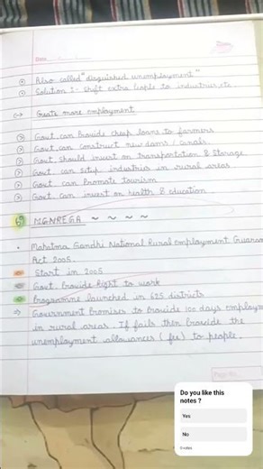 class 10 economics chapter 2 notes || #studymode # focustime # productive day #class10sst