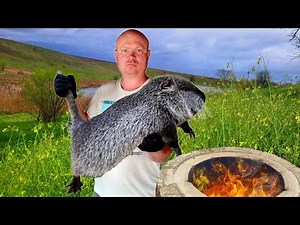 Tandoori Huge Rat (Nutria) (no talks) | Village cooking