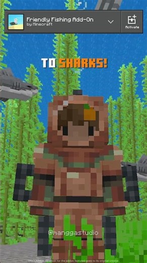 Fishing Just Got Friendlier 🎣🌊 Friendly Fishing Add-On #minecraft #addon