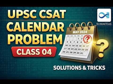 CSAT 2026 CLASS 4 CALENDAR PROBLEMS Q & A