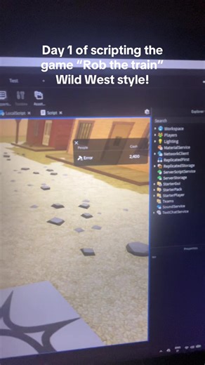 The game will be popular hopefully anyways I’m a YouTuber also if u want to check my channel it’s called error for free models and also my discord server it has 3.4K members if u wanna join! discord.gg/eH4Uq47x6X #robloxstudio #roblox #robloxdev