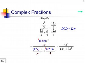 Complex Fractions