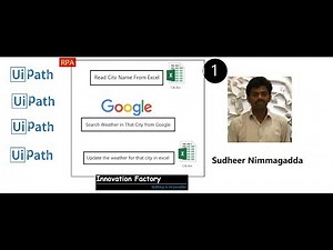 Weather Report in UIPath By Sudheer Nimmagadda V1