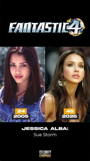 Fantastic Four (2005) Cast Then vs Now (2005–2025) 🔥🦸‍♀️ #viral #reels #trending #shorts #celebrity
